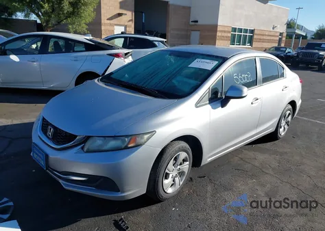 2013 Honda Civic Lx z USA, uszkodzony, nr VIN 19XFB2F54DE216191